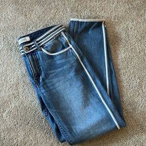SCOTCH & SODA Bandit Slim Tapered Jeans Size 26. Unique piping details.